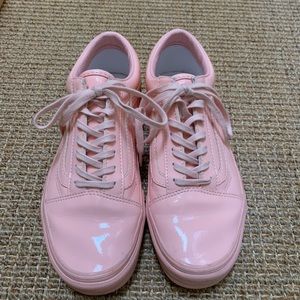 Vans old skool leather shoe